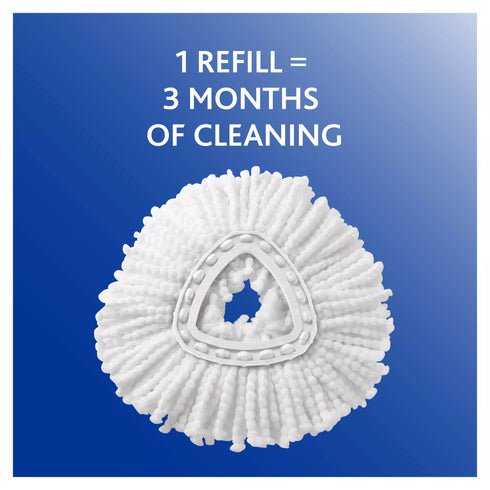 O-Cedar EasyWring Spin Mop and Bucket + Bonus Refills